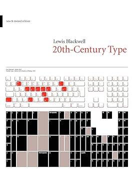 twentieth century type new and 1st edition lewis blackwell 0300100736, 978-0300100730