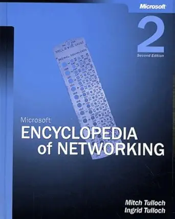 microsofta encyclopedia of networking 1st edition mitch tulloch ,ingrid tulloch 0735613788, 978-0735613782