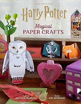 harry potter magical paper crafts 24 official creations inspired by the wizarding world 1st edition matthew