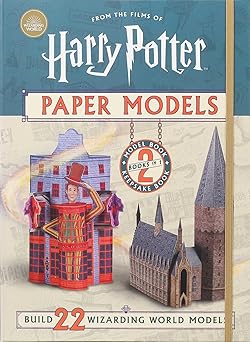harry potter paper models 1st edition moira squier 1684128900, 978-1684128907