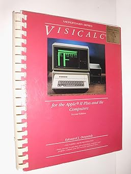 visicalc for the apple ii plus and iie computers 1st edition edouard j desautels 0697003299, 978-0697003294