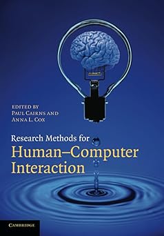 research methods for human computer interaction 1st edition paul cairns 0521690315, 978-0521690317