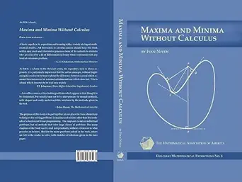 maxima and minima without calculus 1st edition ivan niven ,lester h lance 088385306x, 978-0883853061
