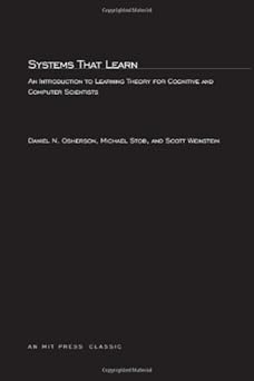 systems that learn an introduction to learning theory for cognitive and computer scientists 1st edition