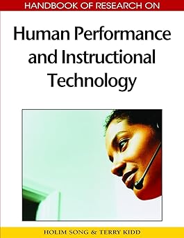 handbook of research on human performance and instructional technology 1st edition holim song ,terry kidd