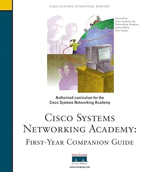 cisco systems networking academy first year companion guide 1st edition vito amato 1578701260, 978-1578701261
