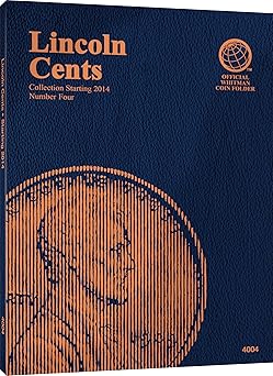 official whitmana coin folder lincoln cents #4 starting 2014 1st edition whitman publishing 0794840043,