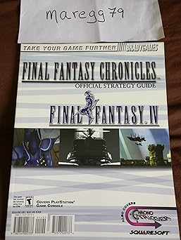 final fantasy chronicles official strategy guide chrono trigger and final fantasy 4 1st edition dan birlew