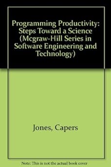 programming productivity 1st edition capers jones 0070328110, 978-0070328112