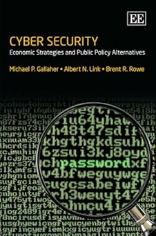 cyber security economic strategies and public policy alternatives 1st edition michael p gallaher ,albert n