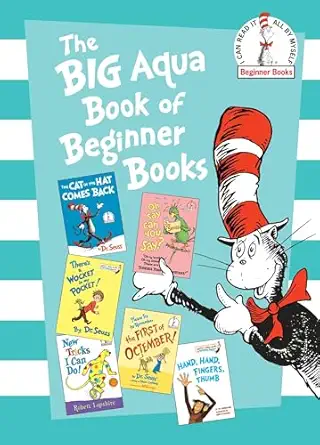 the big aqua book of beginner books 1st edition dr seuss ,robert lopshire ,al perkins ,art cummings