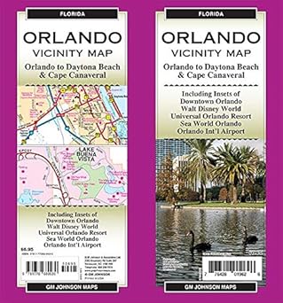 orlando and vicinity florida regional map 1st edition gm johnson 1770689931, 978-1770689930