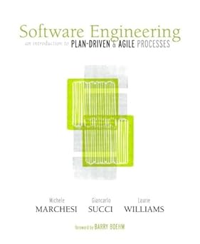 software engineering an introduction to plan driven and agile processes an introduction to plan driven and