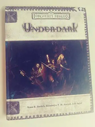 underdark 1st edition bruce r cordell ,gwendolyn f m kestrel ,jeff quick 0786930535, 978-0786930531
