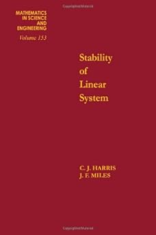 stability of linear systems some aspects of kinematic similarity volume 153 1st edition harris 0123282500,