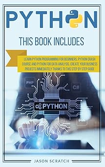 python this book includes learn python programming for beginners python crash course and python for data