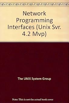 network programming interfaces 1st edition unix systems 0131579754, 978-0131579750