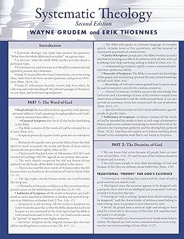 systematic theology laminated sheet 1st edition wayne a grudem ,erik thoennes 0310125472, 978-0310125471