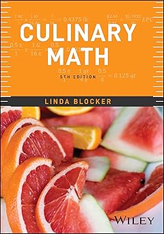culinary math 1st edition linda blocker 1394265867, 978-1394265862