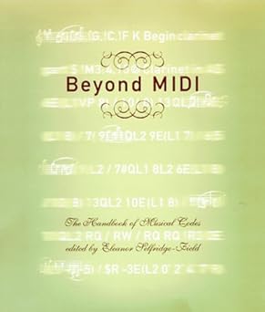 beyond midi the handbook of musical codes 1st edition eleanor selfridge field 0262193949, 978-0262193948