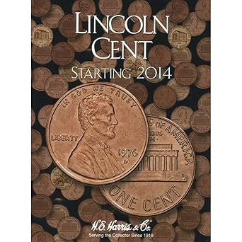 lincoln cent #4 starting 2014 h e harris coin folder 1st edition whitman publishing 0794840027, 978-0794840020