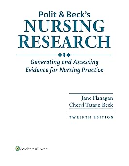 polit and becks nursing research generating and assessing evidence for nursing practice 1st edition dr jane m