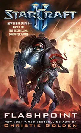 starcraft ii flashpoint 1st edition christie golden 0743471318, 978-0743471312