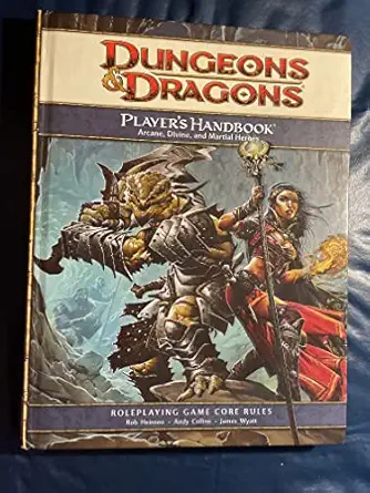 dungeons and dragons players handbook arcane divine and martial heroes 1st edition rob heinsoo ,andy collins
