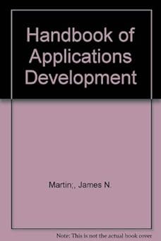 handbook of applications development 1st edition paul c tinnirello 0791324141, 978-0791324141