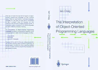 the interpretation of object oriented programming languages 1st edition iain craig 1852331593, 978-1852331597