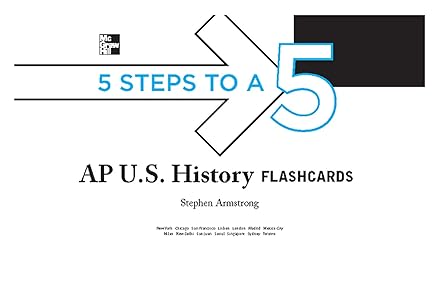 5 steps to a 5 ap u s history flashcards 1st edition stephen armstrong 0071760725, 978-0071760720