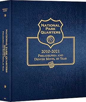 whitman classica coin album national park quarters 2010 2021 1st edition whitman 0794830579, 978-0794830571