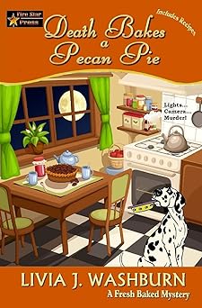 death bakes a pecan pie 1st edition livia j washburn 172180949x, 978-1721809493