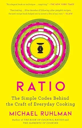 ratio the simple codes behind the craft of everyday cooking 1st edition michael ruhlman 1416571728,