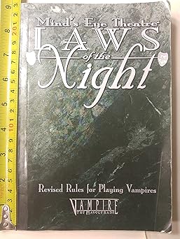 laws of the night revised rules for playing vampires 1st edition richard dansky ,jason carl ,jess heinig
