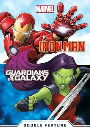 marvel double feature iron man and guardians of the galaxy 1st edition marvel press book group ,steve behling