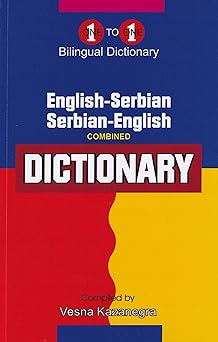 english serbian and serbian english one to one dictionary 1st edition v kazanegra 1912826410, 978-1912826414