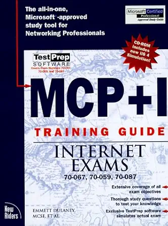 mcp+1 training guide internet exams 1st edition joe casad ,wayne dalton ,emmett dulaney 1562058797,