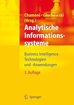 analytische informationssysteme business intelligence technologien und anwendungen 1st edition peter chamoni