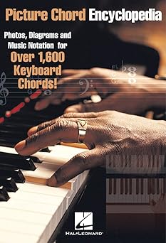picture chord encyclopedia a keyboard chords book over 1 600 chords with photos diagrams and music notation