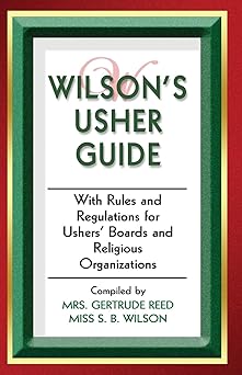 wilsons usher guide 1st edition gertrude reed ,s b wilson 1567420052, 978-1567420050