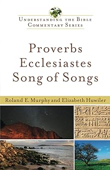 proverbs ecclesiastes song of songs 1st edition roland murphy 0801047269, 978-0801047268