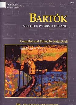 gp389 bartok selected works for piano 1st edition keith snell 084979627x, 978-0849796272