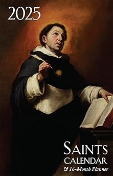 2025 saints calendar and planner 1st edition tan books 1505132894, 978-1505132892