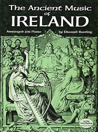 the ancient music of ireland arranged for piano 1st edition edward bunting 0486482324, 978-0486482323
