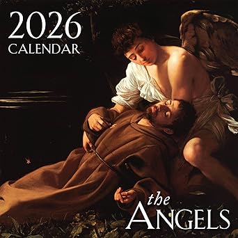 2026 angels wall calendar 1st edition saint benedict press 1505136245, 978-1505136241