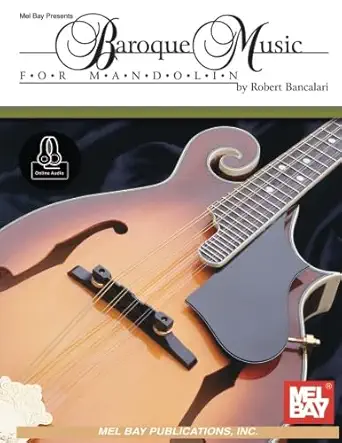 baroque music for mandolin 1st edition robert bancalari 0786688912, 978-0786688913