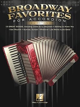 broadway favorites for accordion 1st edition hal leonard corp 149508468x, 978-1495084683