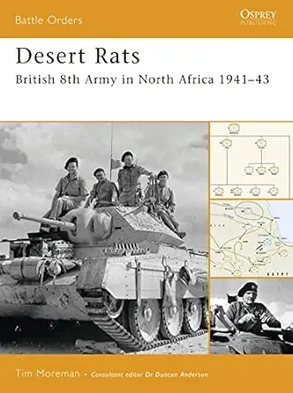 desert rats british 8th army in north africa 1941a 43 1st edition tim moreman 1846031443, 978-1846031441