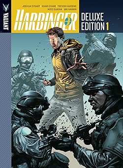 harbinger   volume 1 1st edition joshua dysart ,khari evans ,barry kitson ,lee garbett ,phil briones ,matthew